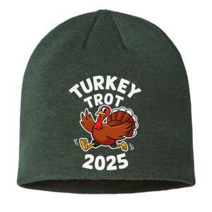 Funny Thanksgiving Turkey Trot 2025 Running Event Sustainable Beanie