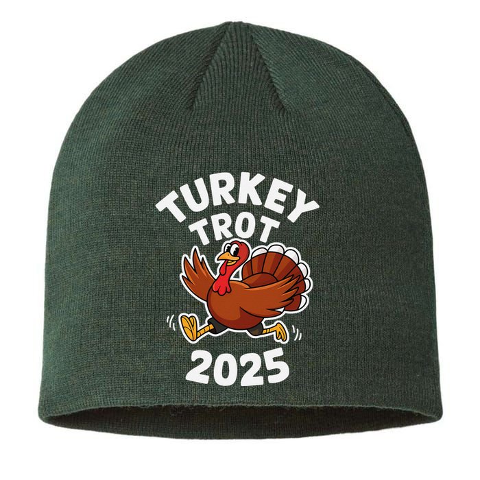 Funny Thanksgiving Turkey Trot 2025 Running Event Sustainable Beanie