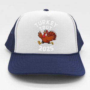 Funny Thanksgiving Turkey Trot 2025 Running Event Trucker Hat