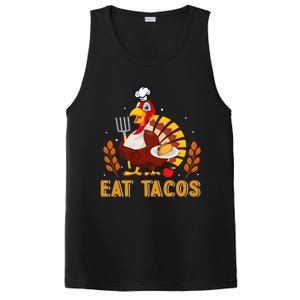 Funny Thanksgiving Turkey Eat Tacos PosiCharge Competitor Tank