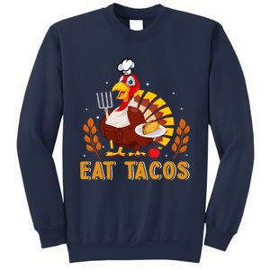 Funny Thanksgiving Turkey Eat Tacos Sweatshirt