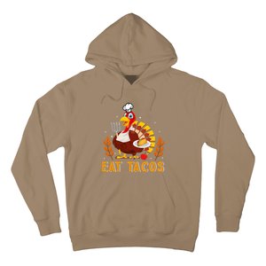 Funny Thanksgiving Turkey Eat Tacos Hoodie