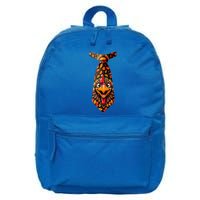 Funny Thanksgiving Tie with Turkey for Family Dinner 16 in Basic Backpack