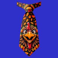Funny Thanksgiving Tie with Turkey for Family Dinner 16 in Basic Backpack