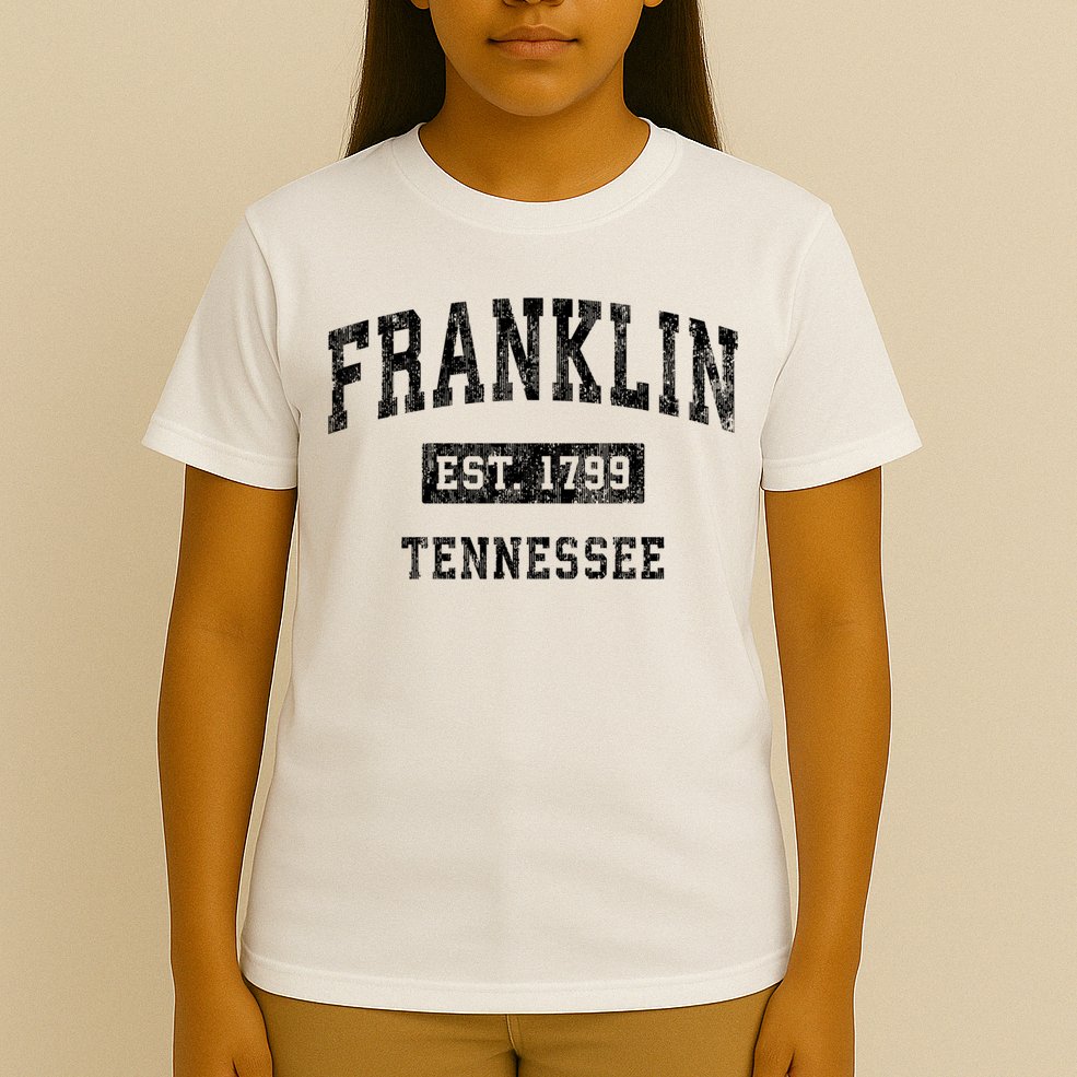 Franklin Tennessee Tn Vintage Established Sports Design T-Shirt