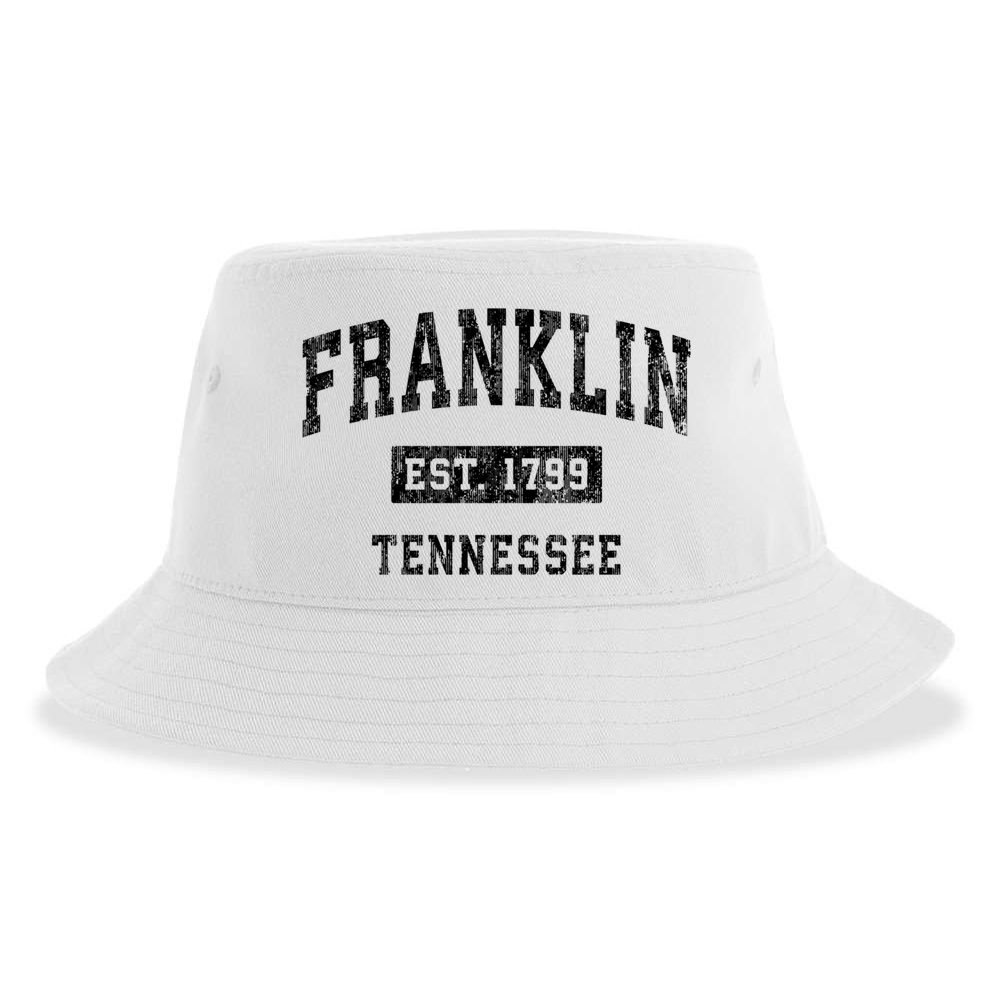 Franklin Tennessee Tn Vintage Established Sports Design Sustainable Bucket Hat