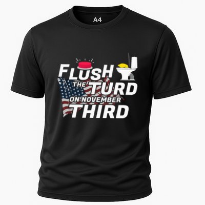 Flush The Turd On November Third Anti Trump Performance Shirt