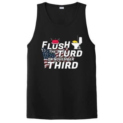 Flush The Turd On November Third Anti Trump PosiCharge Competitor Tank