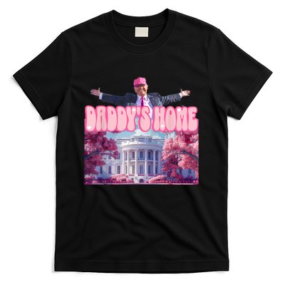 Funny Trump Take America Back DaddyS Home Trump Pink 2024 T-Shirt