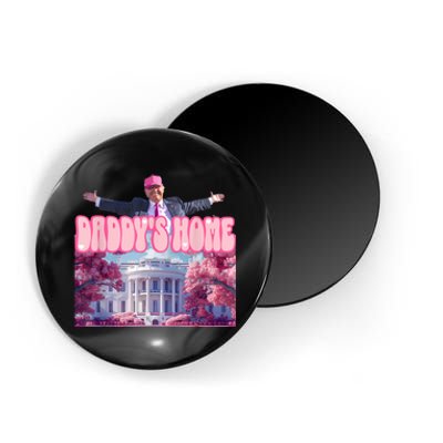 Funny Trump Take America Back DaddyS Home Trump Pink 2024 Magnet