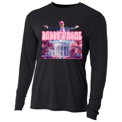 Funny Trump Take America Back DaddyS Home Trump Pink 2024 Cooling Performance Long Sleeve Crew