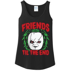 Friends Till The End Lazy Halloween Costume Horror Movie Ladies Essential Tank