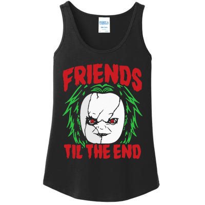 Friends Till The End Lazy Halloween Costume Horror Movie Ladies Essential Tank