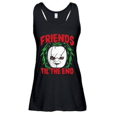 Friends Till The End Lazy Halloween Costume Horror Movie Ladies Essential Flowy Tank