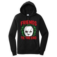 Friends Till The End Lazy Halloween Costume Horror Movie Women's Pullover Hoodie