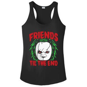 Friends Till The End Lazy Halloween Costume Horror Movie Ladies PosiCharge Competitor Racerback Tank