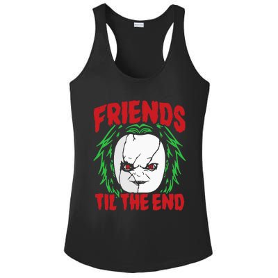 Friends Till The End Lazy Halloween Costume Horror Movie Ladies PosiCharge Competitor Racerback Tank