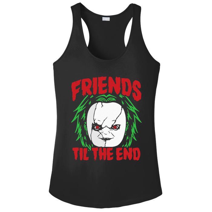 Friends Till The End Lazy Halloween Costume Horror Movie Ladies PosiCharge Competitor Racerback Tank