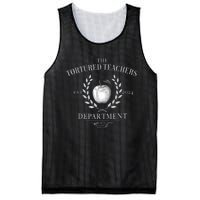 Funny The Tortured Teachers Department Mesh Reversible Basketball Jersey Tank