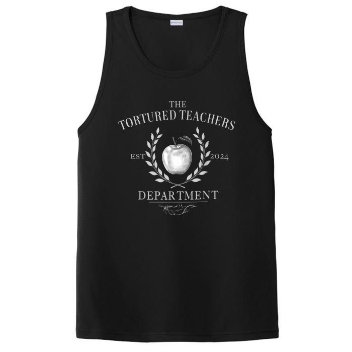 Funny The Tortured Teachers Department PosiCharge Competitor Tank