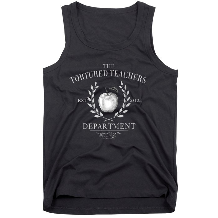 Funny The Tortured Teachers Department Tank Top