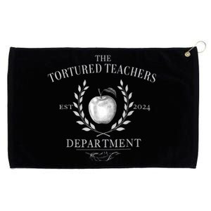 Funny The Tortured Teachers Department Grommeted Golf Towel