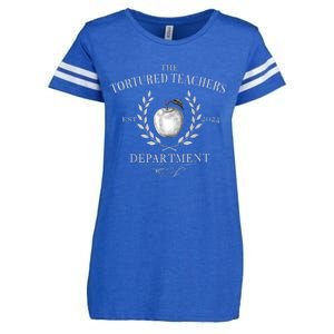 Funny The Tortured Teachers Department Enza Ladies Jersey Football T-Shirt