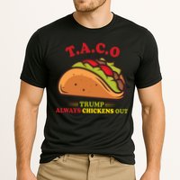 Funny Taco Trump Always Chickens Out Cooling Performance Crew T-Shirt