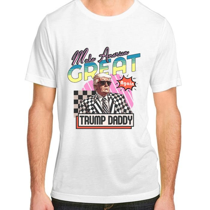 Funny Trump Take America Back DaddyS Home Trump Pink 2024 Adult ChromaSoft Performance T-Shirt