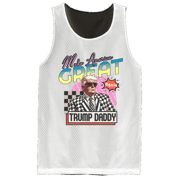 Funny Trump Take America Back DaddyS Home Trump Pink 2024 Mesh Reversible Basketball Jersey Tank