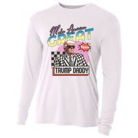 Funny Trump Take America Back DaddyS Home Trump Pink 2024 Cooling Performance Long Sleeve Crew