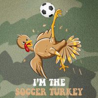 Funny Thanksgiving Turkey Soccer Legacy Tie Dye Trucker Hat