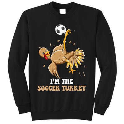 Funny Thanksgiving Turkey Soccer Sweatshirt