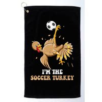 Funny Thanksgiving Turkey Soccer Golf Towel