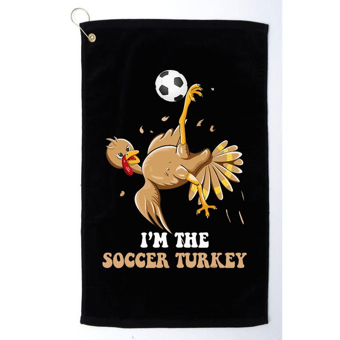 Funny Thanksgiving Turkey Soccer Golf Towel