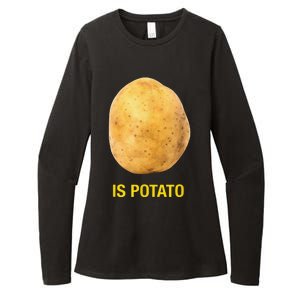 Funny Trendy The Late Show With Stephen Colbert Is Potato Charity Womens CVC Long Sleeve Shirt