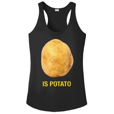 Funny Trendy The Late Show With Stephen Colbert Is Potato Charity Ladies PosiCharge Competitor Racerback Tank