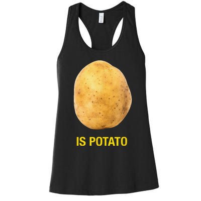 Funny Trendy The Late Show With Stephen Colbert Is Potato Charity Women's Racerback Tank