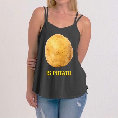 Funny Trendy The Late Show With Stephen Colbert Is Potato Charity Women's Strappy Tank