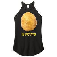 Funny Trendy The Late Show With Stephen Colbert Is Potato Charity Women's Perfect Tri Rocker Tank