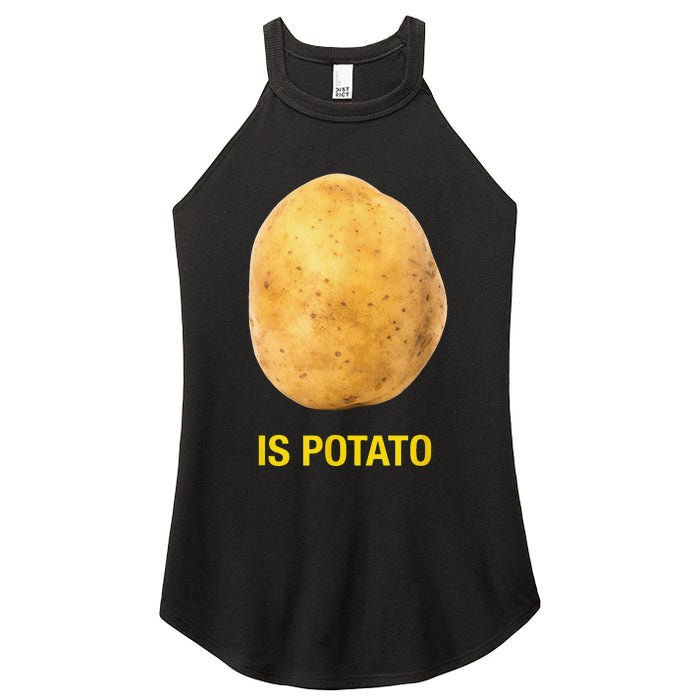 Funny Trendy The Late Show With Stephen Colbert Is Potato Charity Women's Perfect Tri Rocker Tank