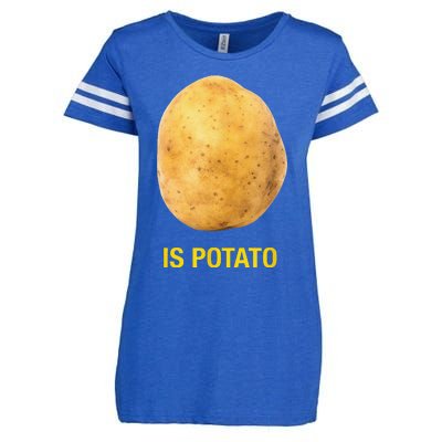 Funny Trendy The Late Show With Stephen Colbert Is Potato Charity Enza Ladies Jersey Football T-Shirt