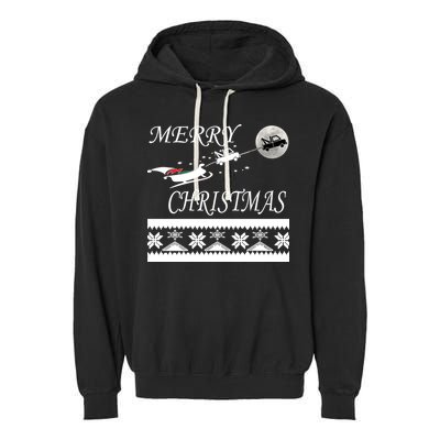 Funny Tow Truck Driver Christmas Gift Repo Garment-Dyed Fleece Hoodie