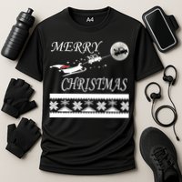 Funny Tow Truck Driver Christmas Gift Repo Cooling Performance Crew T-Shirt