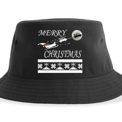 Funny Tow Truck Driver Christmas Gift Repo Sustainable Bucket Hat