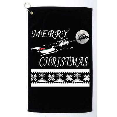 Funny Tow Truck Driver Christmas Gift Repo Golf Towel