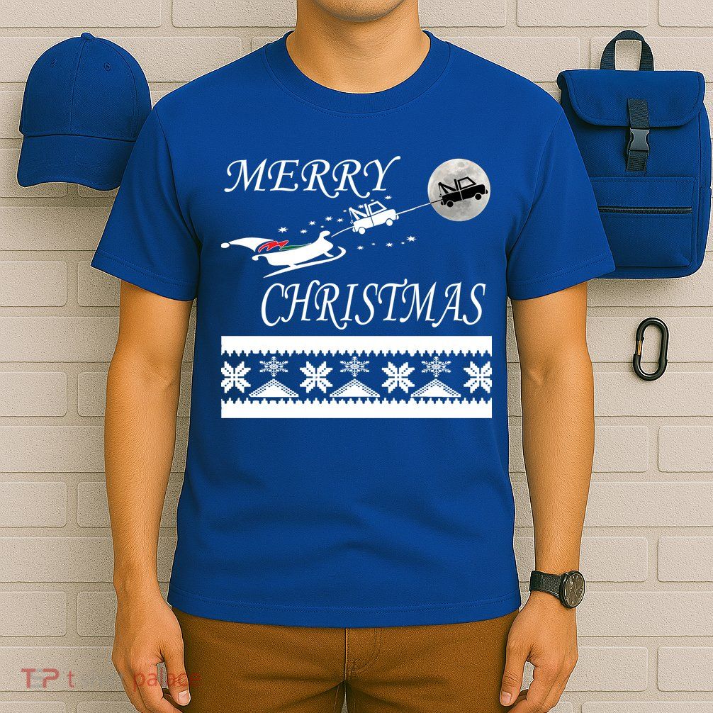 Funny Tow Truck Driver Christmas Gift Repo T-Shirt