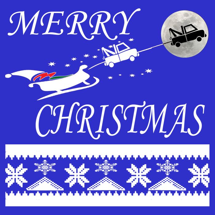 Funny Tow Truck Driver Christmas Gift Repo Magnet