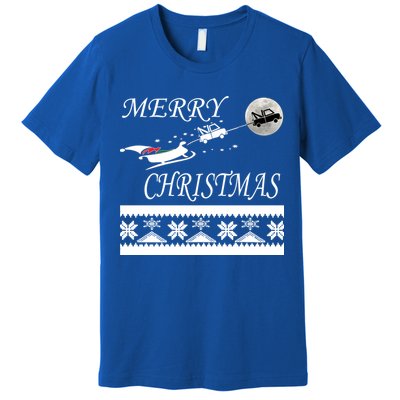 Funny Tow Truck Driver Christmas Gift Repo Premium T-Shirt