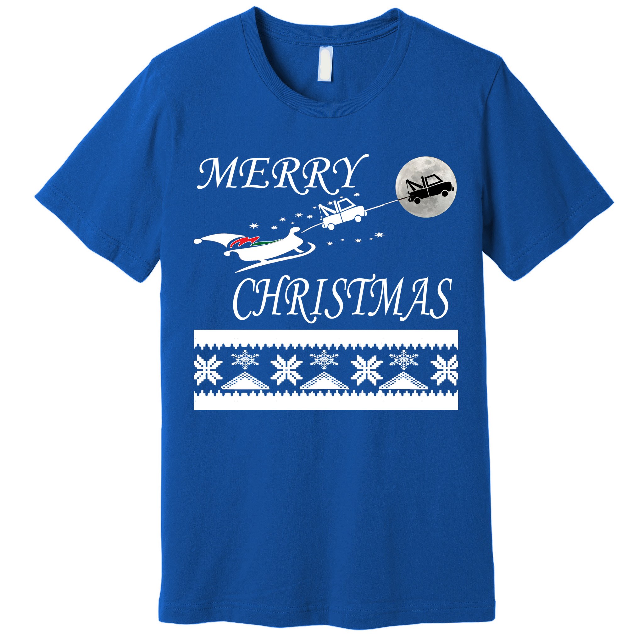 Funny Tow Truck Driver Christmas Gift Repo Premium T-Shirt